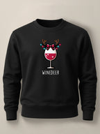 Couples Therapy - Winedeer - Unisex Regular/Oversized Sweatshirt by inspire.inc