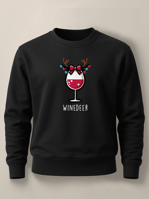 Couples Therapy - Winedeer - Unisex Regular/Oversized Sweatshirt by inspire.inc