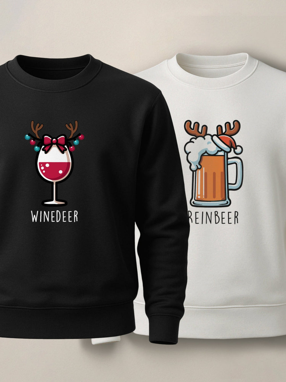 Couples Therapy - Winedeer - Unisex Regular/Oversized Sweatshirt by inspire.inc