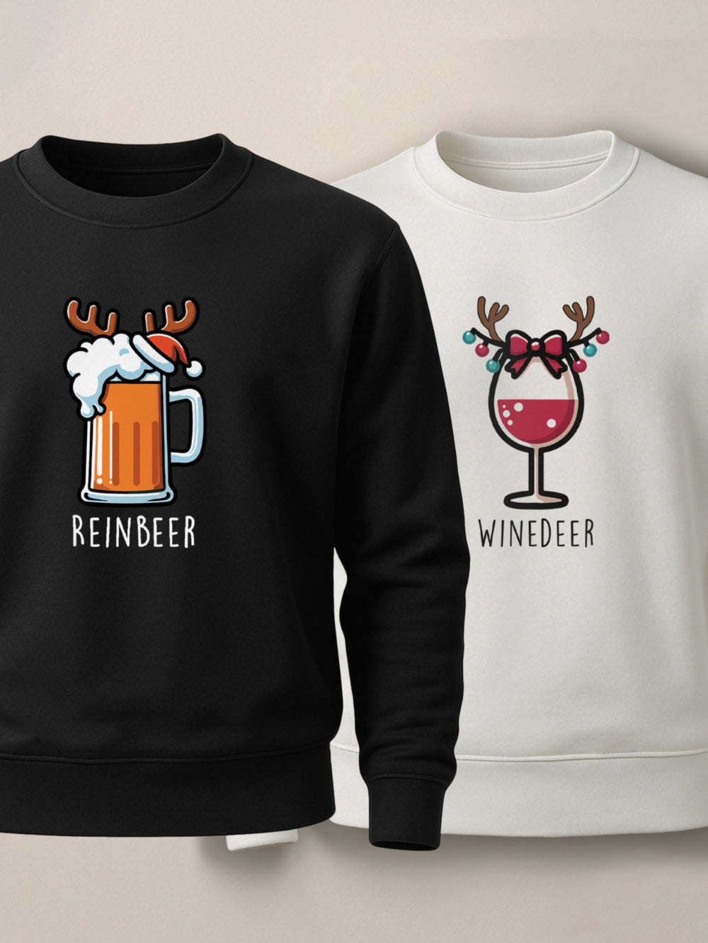 Couples Therapy - Winedeer - Unisex Regular/Oversized Sweatshirt by inspire.inc