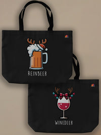 Couples Therapy - Winedeer/Reinbeer - Matching Neo Tote Bags by inspire.inc