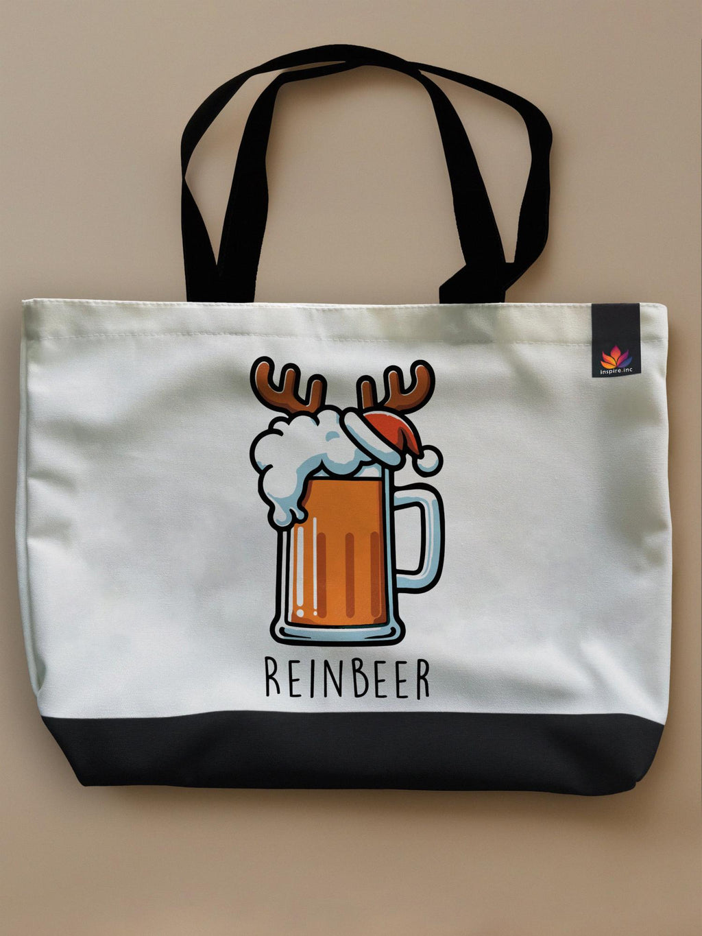 Couples Therapy - Winedeer/Reinbeer - Matching Neo Tote Bags White White by inspire.inc