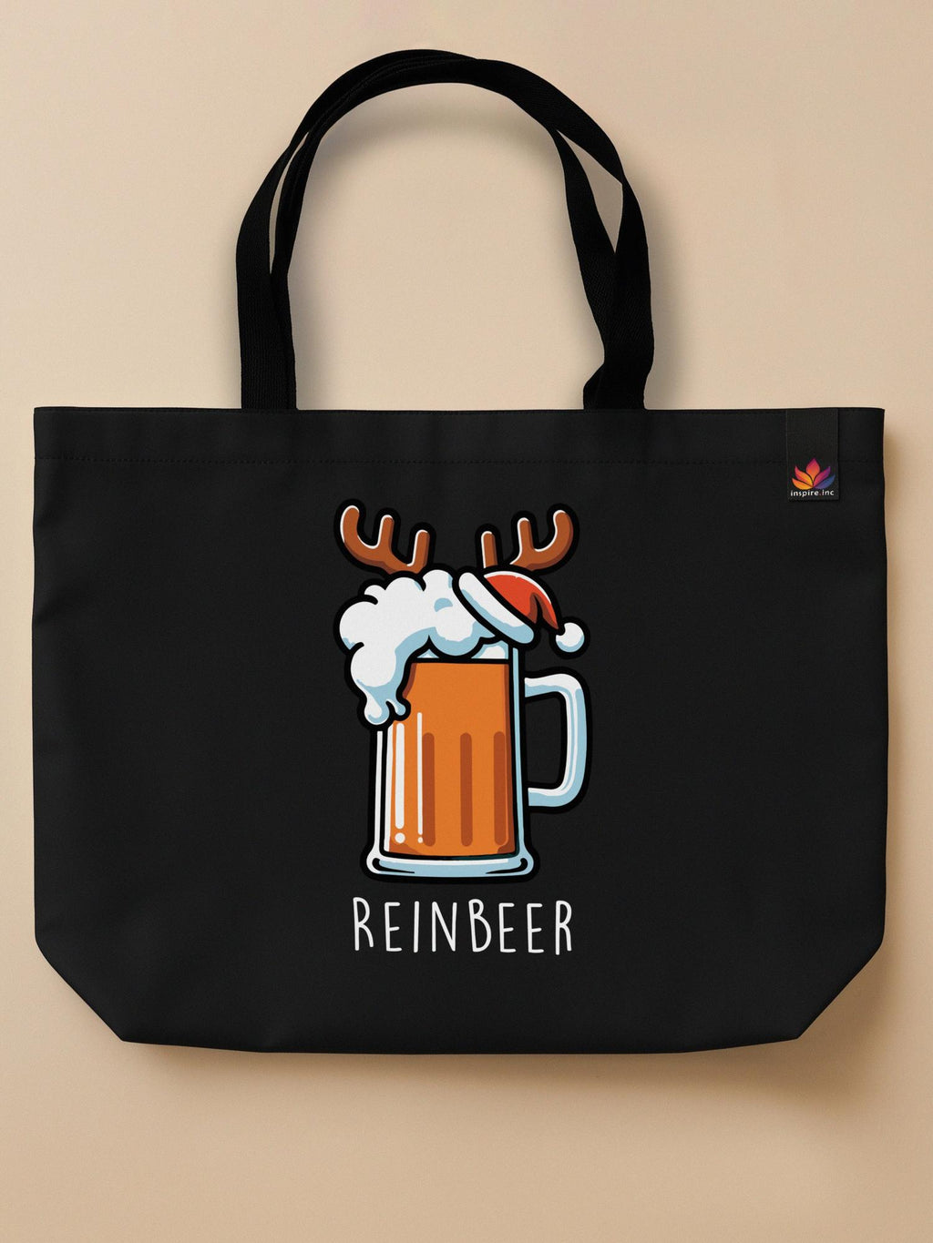 Couples Therapy - Winedeer/Reinbeer - Matching Neo Tote Bags Black Black by inspire.inc