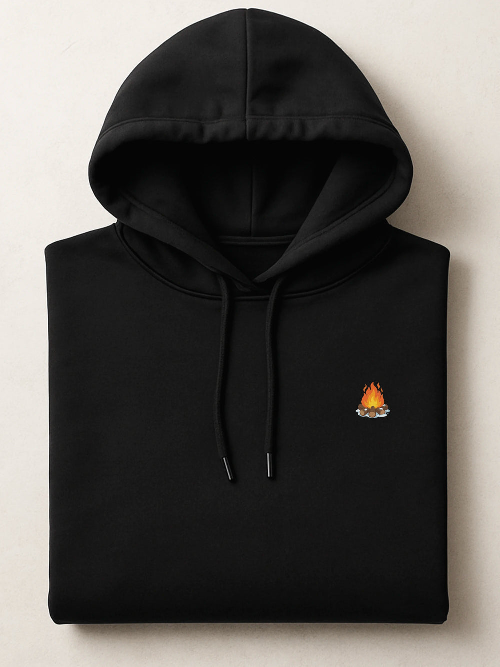 Winter Minis - Cozy Fire - Premium Hoodie Light Black by inspire.inc