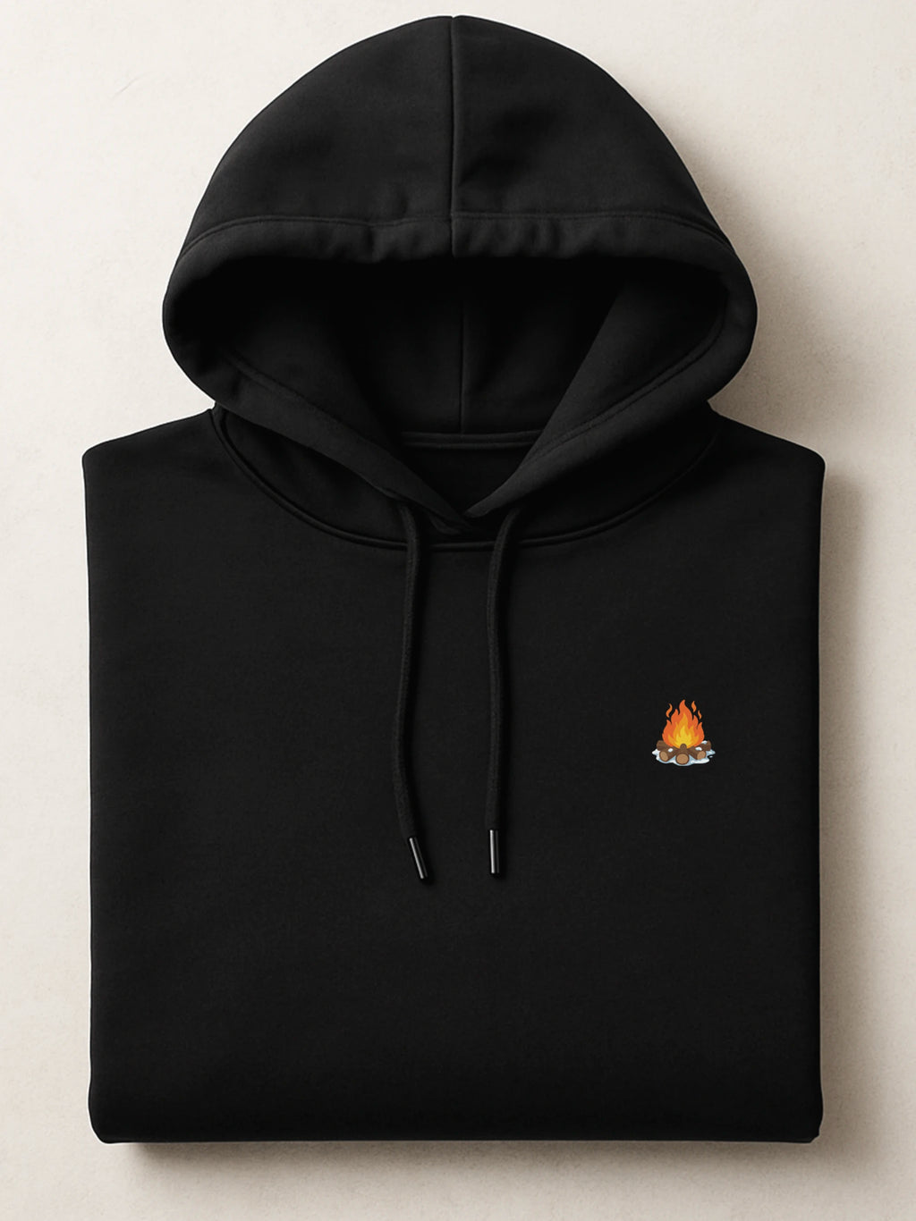 Winter Minis - Cozy Fire - Premium Hoodie Light Black by inspire.inc