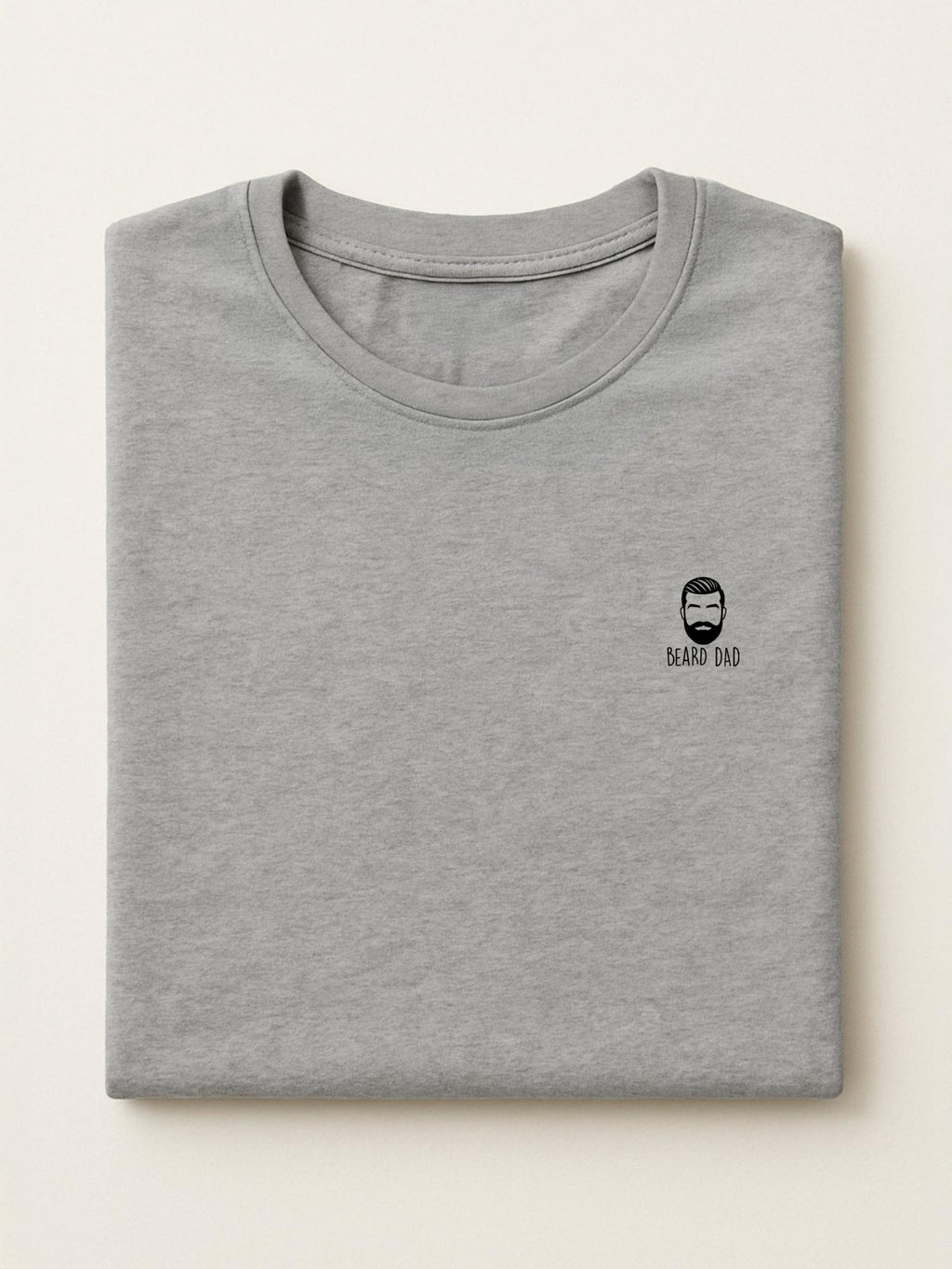 Dad Minis - Beard Dad - Regular/Oversized T-shirt Oversized Light Heather Gray by inspire.inc