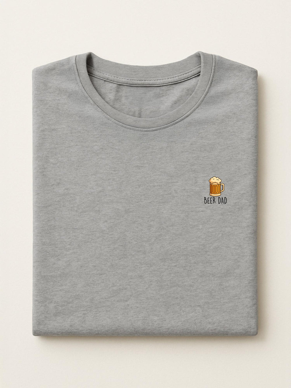 Dad Minis - Beer Dad - Regular/Oversized T-shirt Oversized Light Heather Gray by inspire.inc