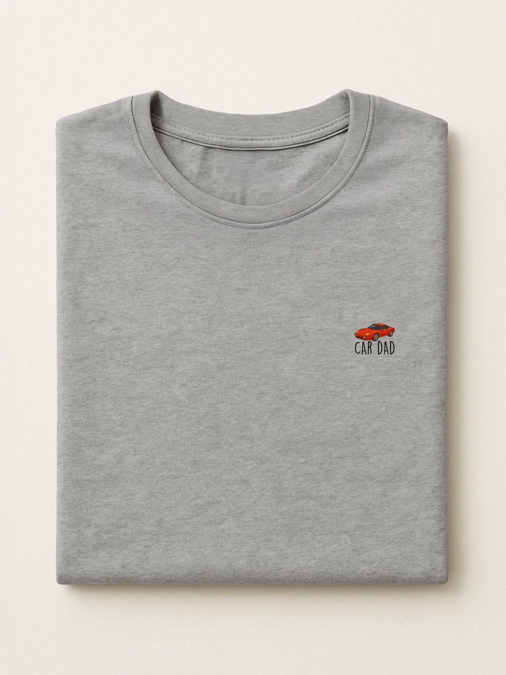 Dad Minis - Car Dad - Regular/Oversized T-shirt Oversized Light Heather Gray by inspire.inc
