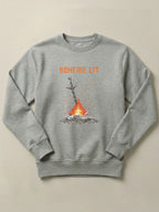 Dark Souls - Bonfire Lit - Regular/Oversized Sweatshirt Gray by inspire.inc