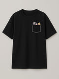 Demon Slayer - Pocket Slayers - Regular/Oversized T-shirt Oversized Black by inspire.inc