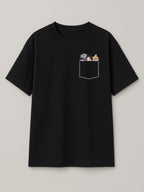 Demon Slayer - Pocket Slayers - Regular/Oversized T-shirt Oversized Black by inspire.inc