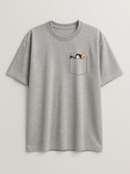 Demon Slayer - Pocket Slayers - Regular/Oversized T-shirt Oversized Light Heather Gray by inspire.inc