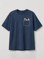 Demon Slayer - Pocket Slayers - Regular/Oversized T-shirt Oversized Heather Blue by inspire.inc