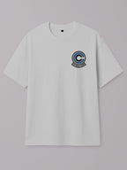 Dragon Ball - Capsule Corp - Regular/Oversized T-shirt Oversized White by inspire.inc