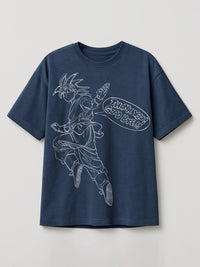 Dragon Ball Generations - Last Cover - Regular/Oversized T-shirt Oversized Heather Blue by inspire.inc