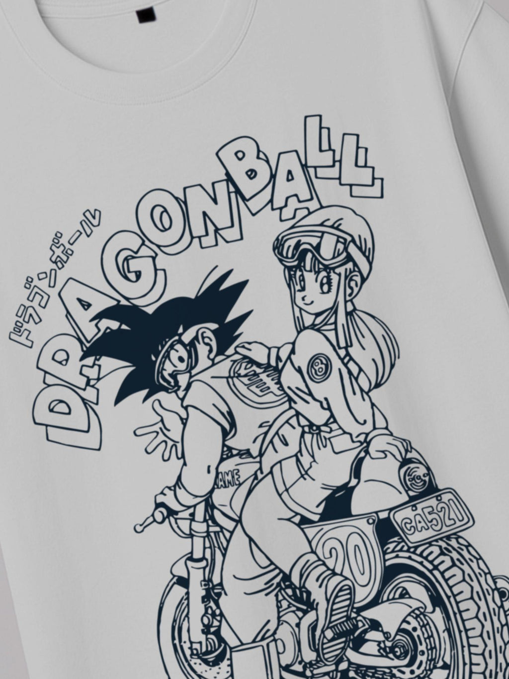 Dragon Ball - Goku and Bulma Bike Ride - Regular/Oversized T-shirt by inspire.inc
