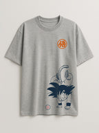 Dragon Ball - Goku Antics - Regular/Oversized T-shirt Oversized Light Heather Gray by inspire.inc