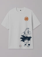 Dragon Ball - Goku Antics - Regular/Oversized T-shirt Oversized White by inspire.inc