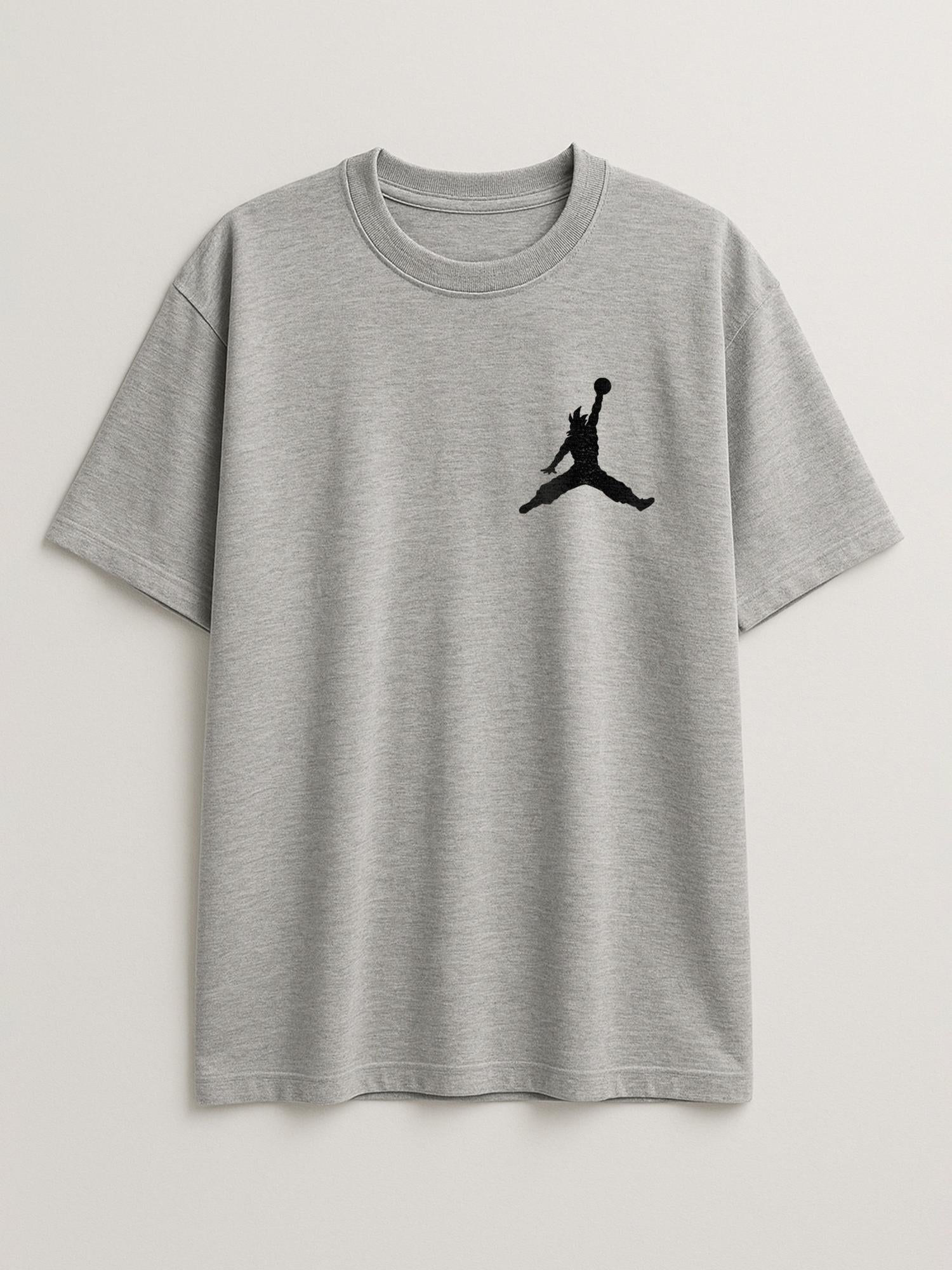 Dragon Ball - Goku Dunk - Regular/Oversized T-shirt Oversized Light Heather Gray by inspire.inc