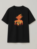 Dragon Ball - Kame Sunset - Regular/Oversized T-shirt Black by inspire.inc