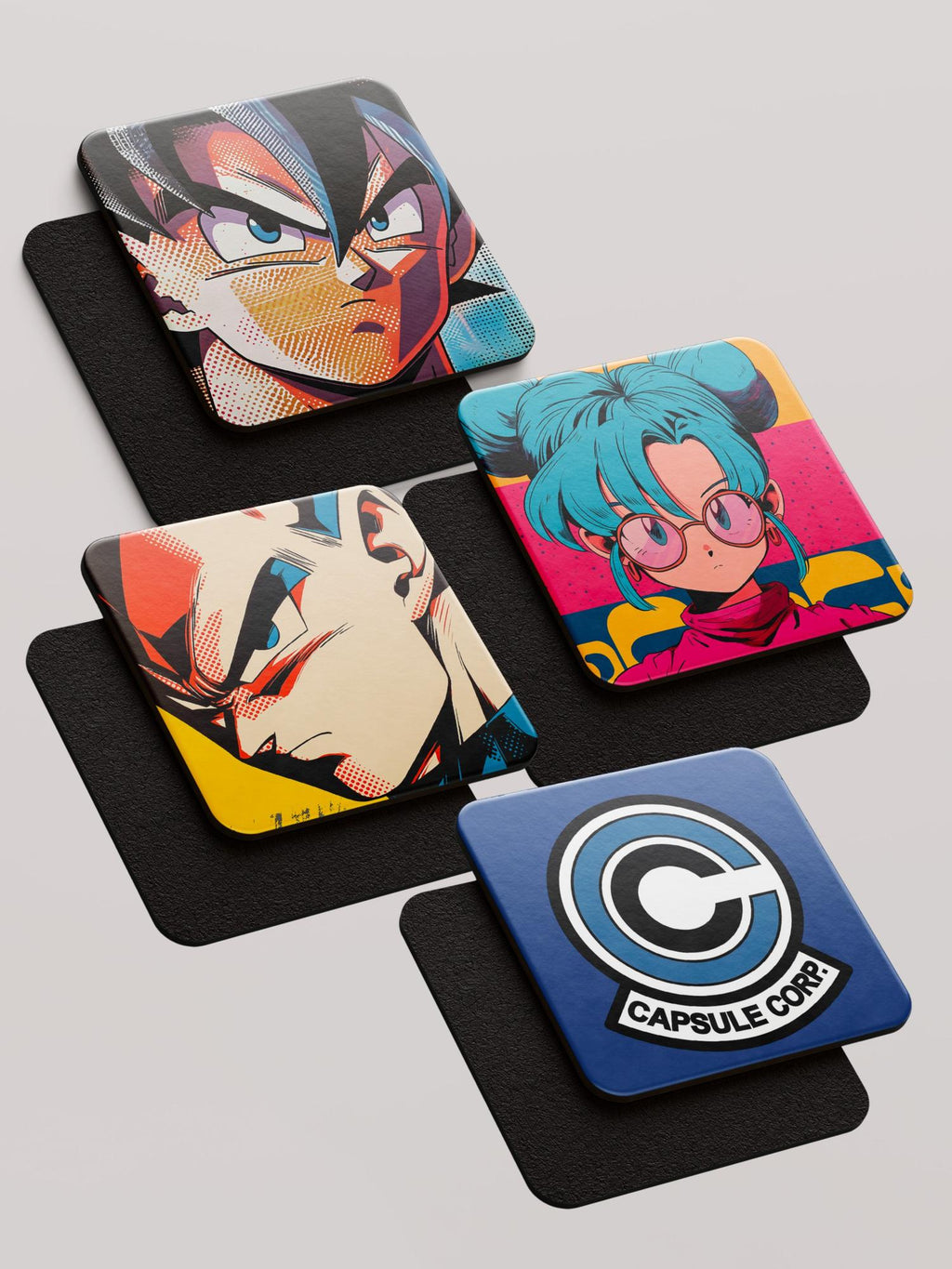 Dragon Ball - Mix - Pack of 4 Coasters by inspire.inc