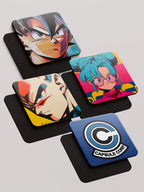 Dragon Ball - Mix - Pack of 4 Coasters by inspire.inc
