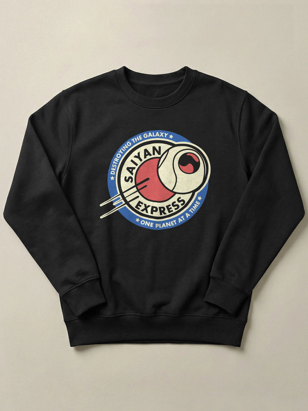 Dragon Ball - Saiyan Express - Regular/Oversized Sweatshirt Black by inspire.inc