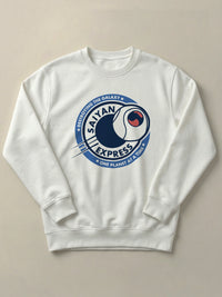 Dragon Ball - Saiyan Express - Regular/Oversized Sweatshirt White by inspire.inc