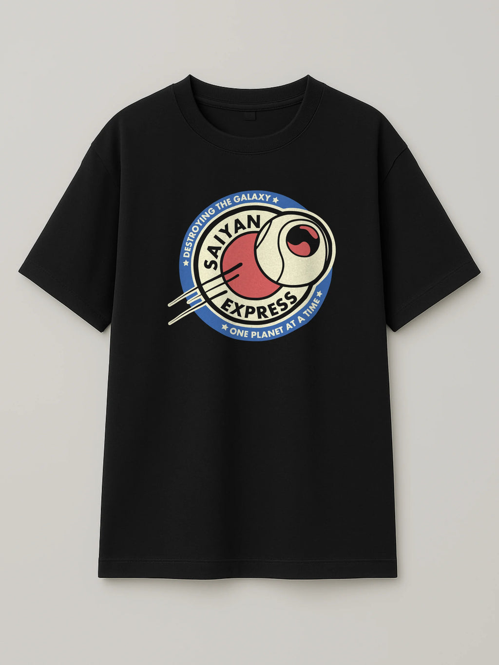 Dragon Ball - Saiyan Express - Regular/Oversized T-shirt Black by inspire.inc