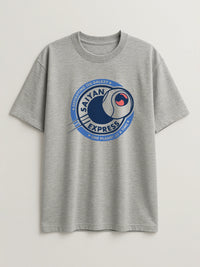 Dragon Ball - Saiyan Express - Regular/Oversized T-shirt Light Heather Gray by inspire.inc