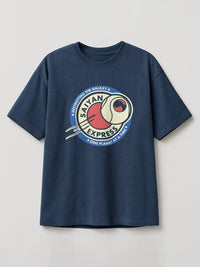 Dragon Ball - Saiyan Express - Regular/Oversized T-shirt Heather Blue by inspire.inc