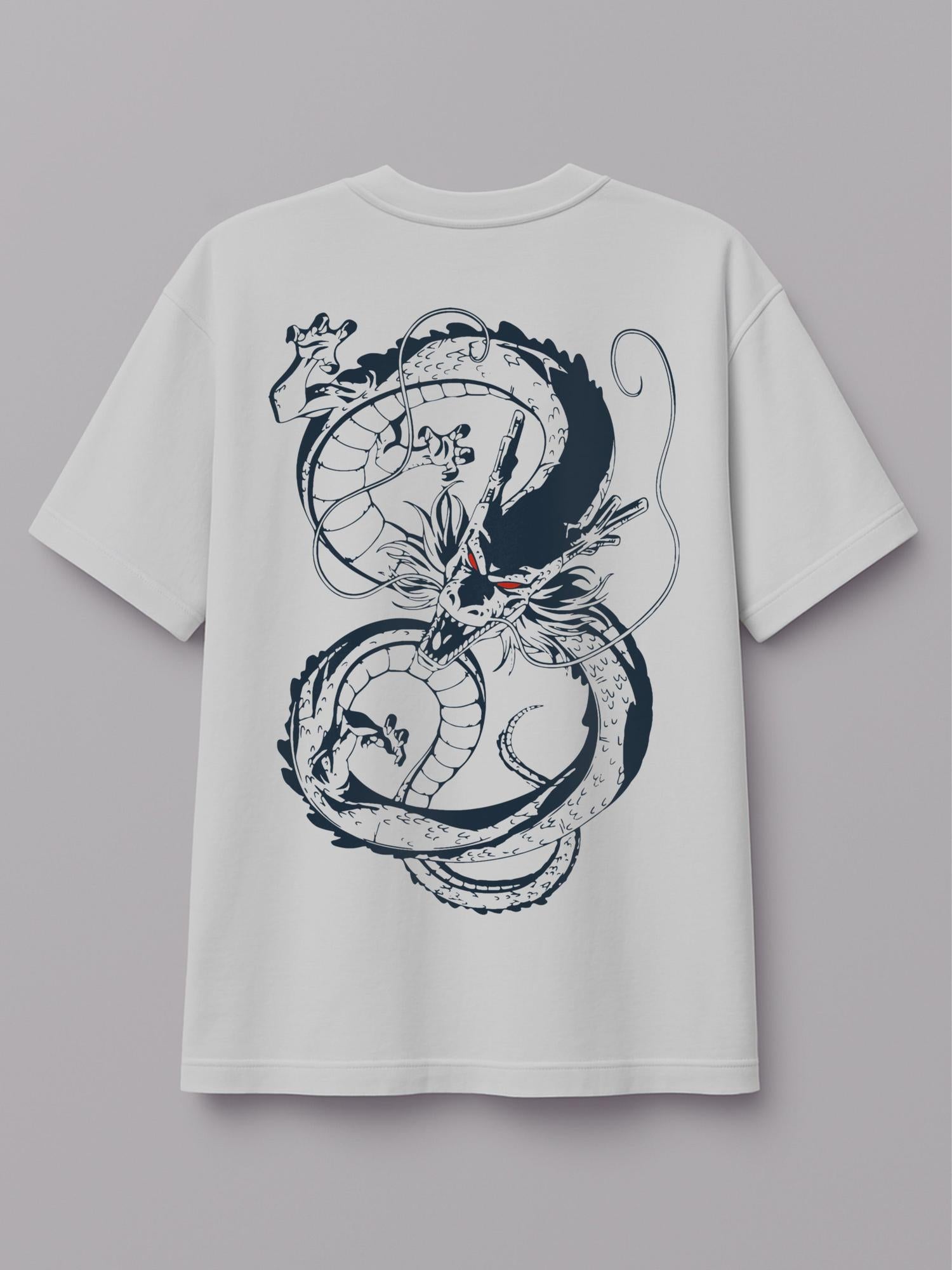Dragon Ball - Shenron - Regular/Oversized T-shirt Oversized White by inspire.inc