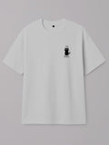 Ew, People Cat - Regular/Oversized T-shirt Oversized White by inspire.inc