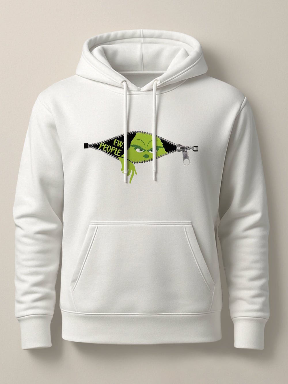 Ew, People Grinch - Unisex Premium Hoodie Light White by inspire.inc