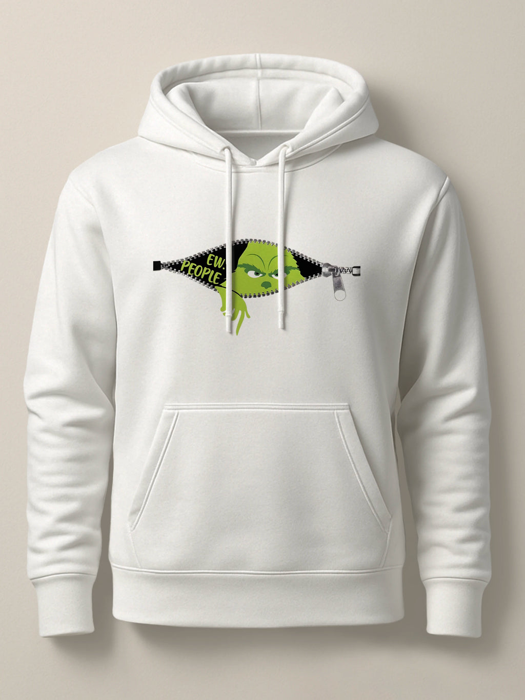 Ew, People Grinch - Unisex Premium Hoodie Light White by inspire.inc