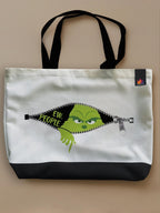Ew, People Grinch - Neo Tote Bag White Front Only by inspire.inc