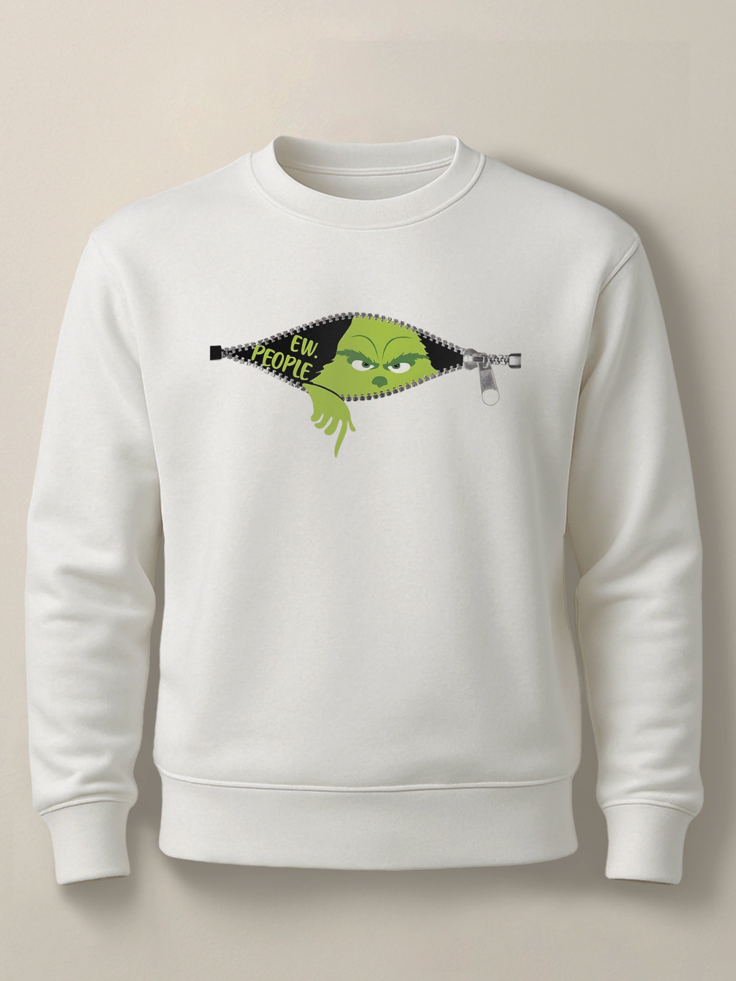 Ew, People Grinch - Regular/Oversized Sweatshirt