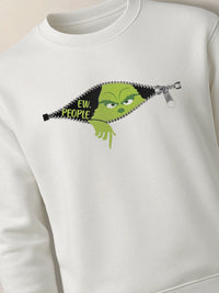Ew, People Grinch - Regular/Oversized Sweatshirt by inspire.inc