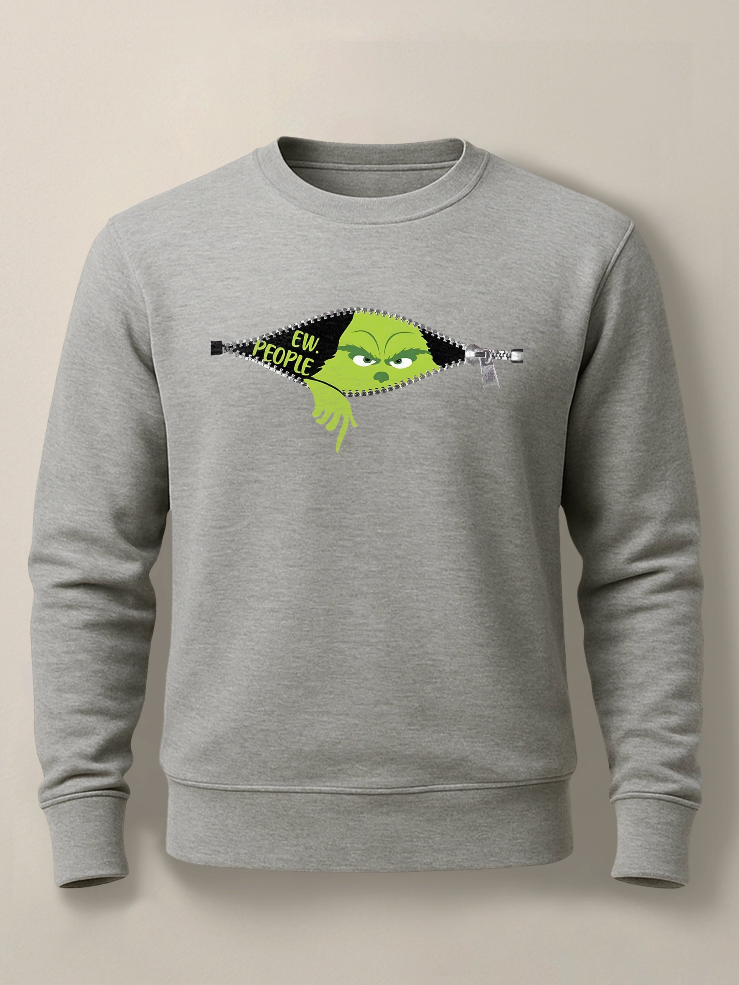 Ew, People Grinch - Regular/Oversized Sweatshirt
