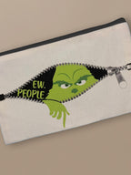Ew, People Grinch - Zipper Pouch by inspire.inc