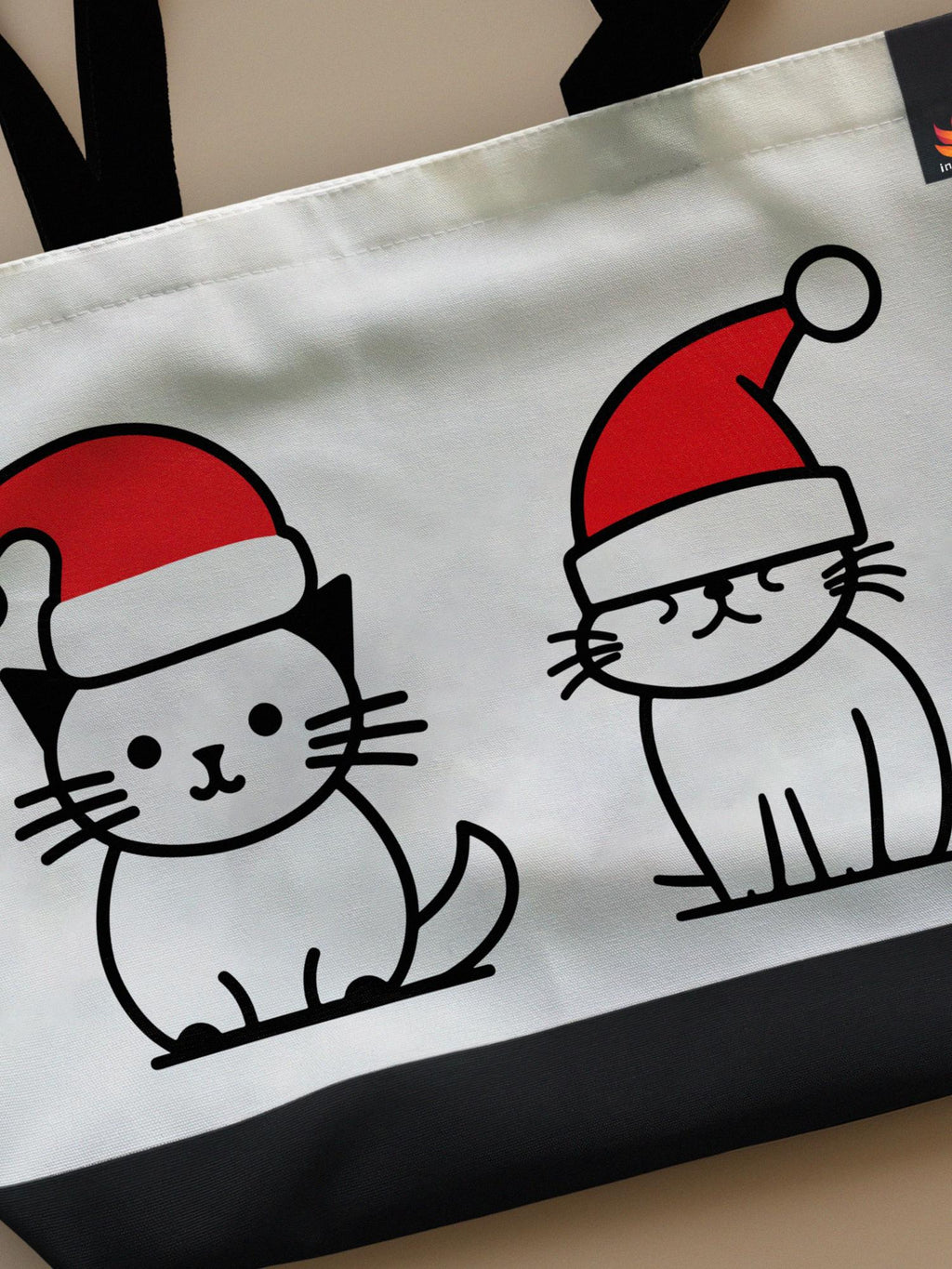 Festive Cats - Neo Tote Bag by inspire.inc