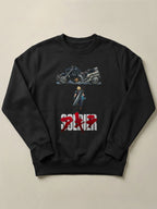 FFVII x Akira - Cloud Strife - Regular/Oversized Sweatshirt Regular Black by inspire.inc