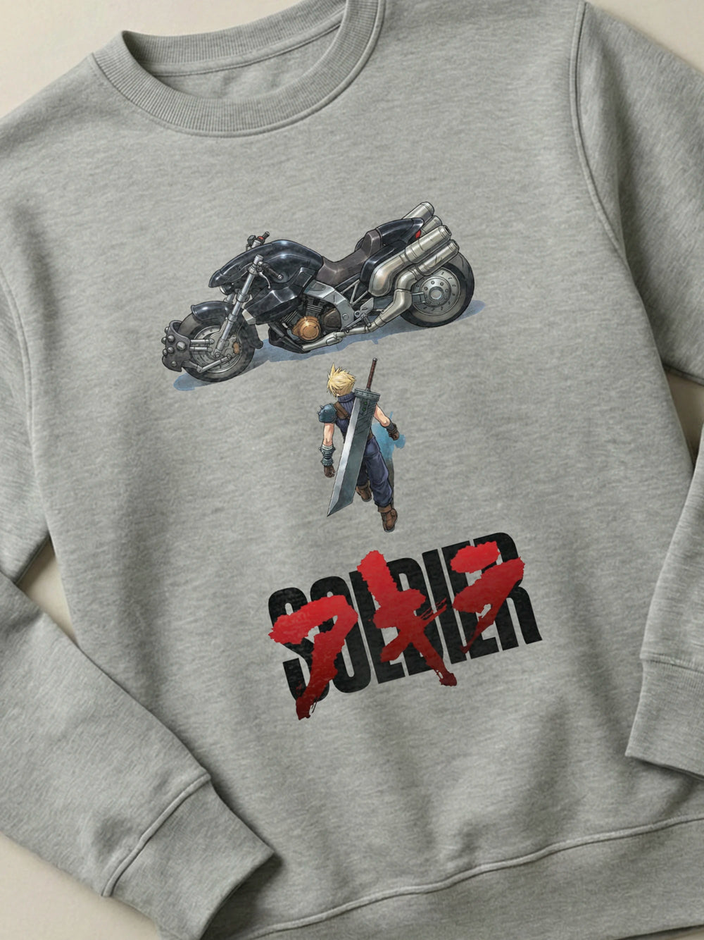 FFVII x Akira - Cloud Strife - Regular/Oversized Sweatshirt by inspire.inc