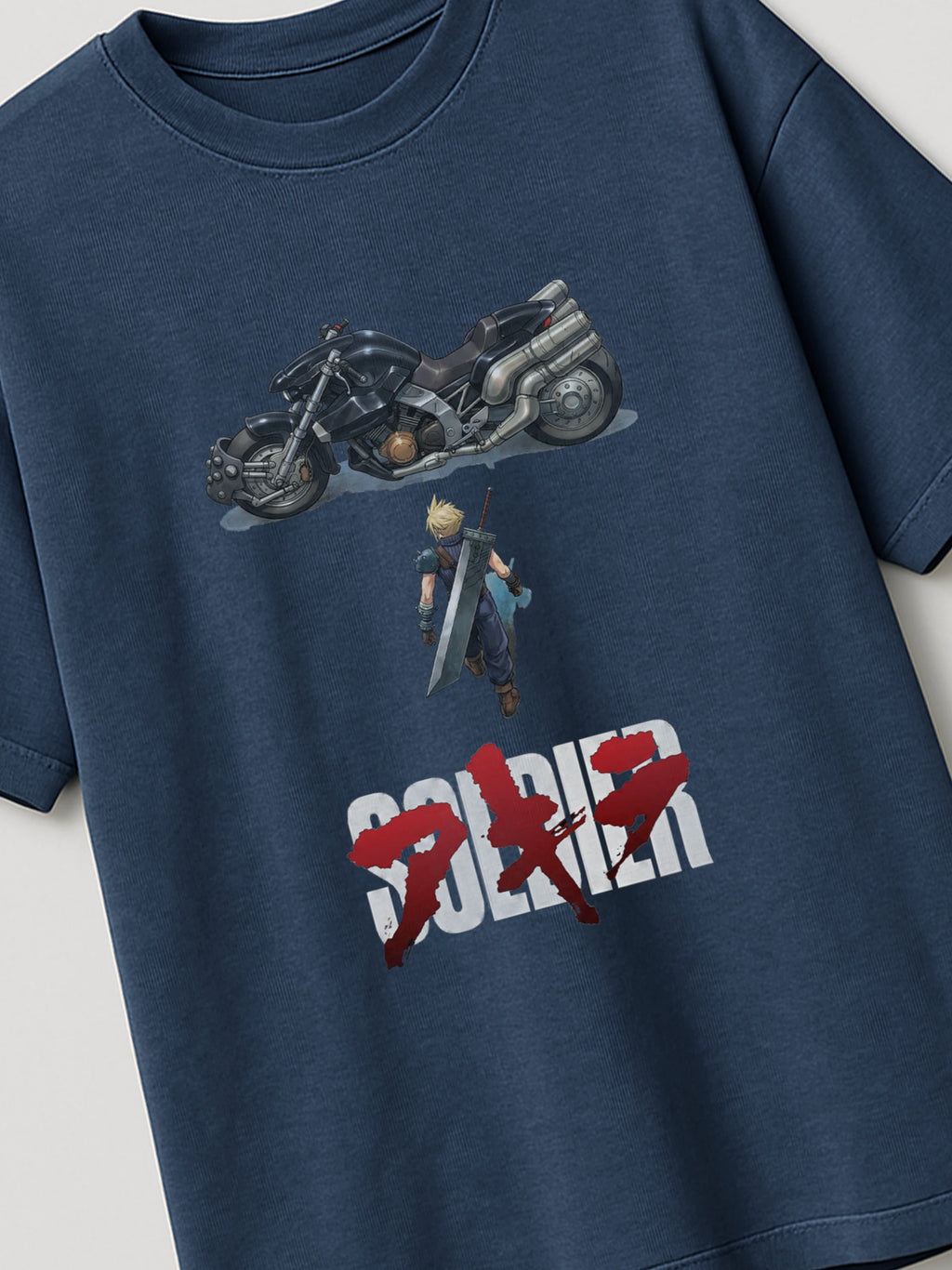 FFVII x Akira - Cloud Strife - Regular/Oversized T-shirt by inspire.inc