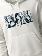 Final Fantasy VII Fated Trio - Hoodie White close-up by inspire.inc