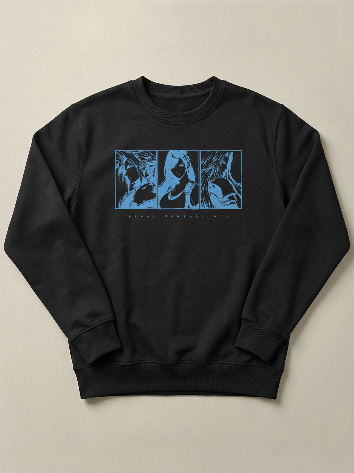 Final Fantasy VII Fated Trio - Regular/Oversized Sweatshirt Black by inspire.inc