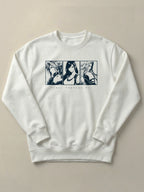 Final Fantasy VII Fated Trio - Regular/Oversized Sweatshirt White by inspire.inc