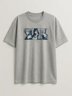 Final Fantasy VII Fated Trio - Regular/Oversized T-shirt Light Heather Gray by inspire.inc