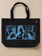 Final Fantasy VII - Trio - Neo Tote Bag Black Front Only by inspire.inc