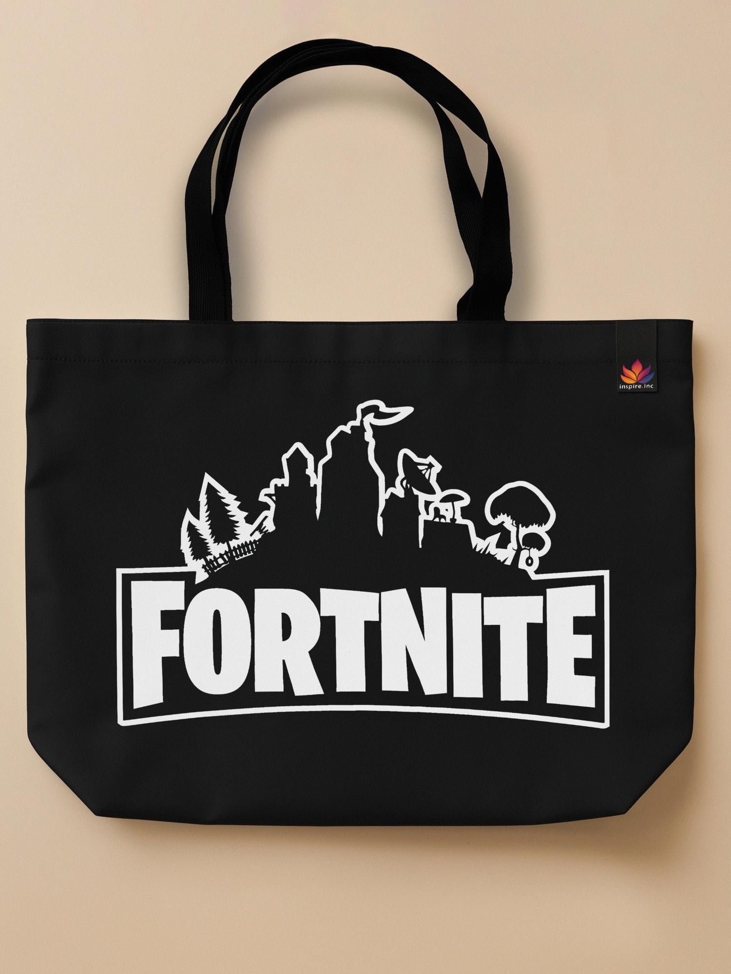 Fortnite - Neo Tote Bag Black Front Only by inspire.inc